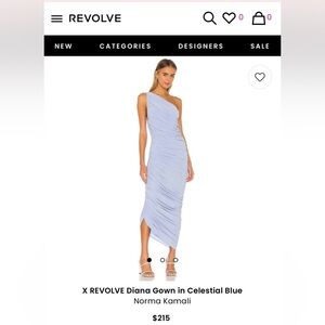 REVOLVE Norma Kamala Celestial Blue Dress